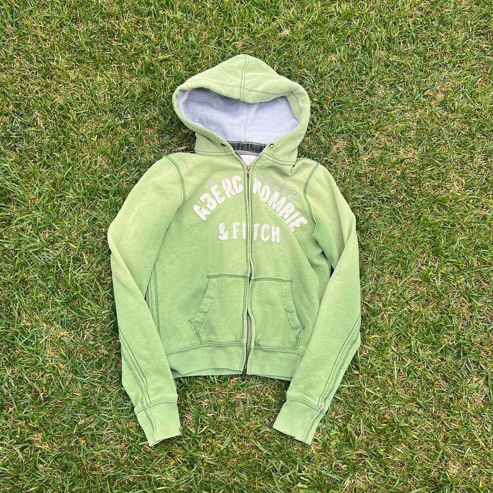 Abercrombie & fitch y2k zip up hoodie women’s size L